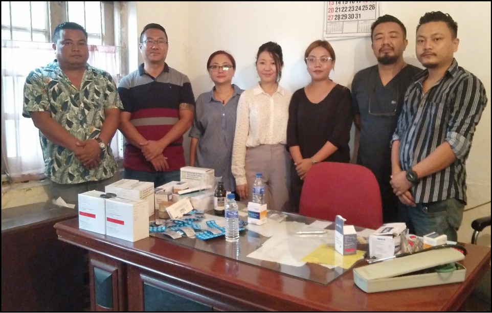 The You & Health team with DMC Administrator Albert Ezung on September 3.